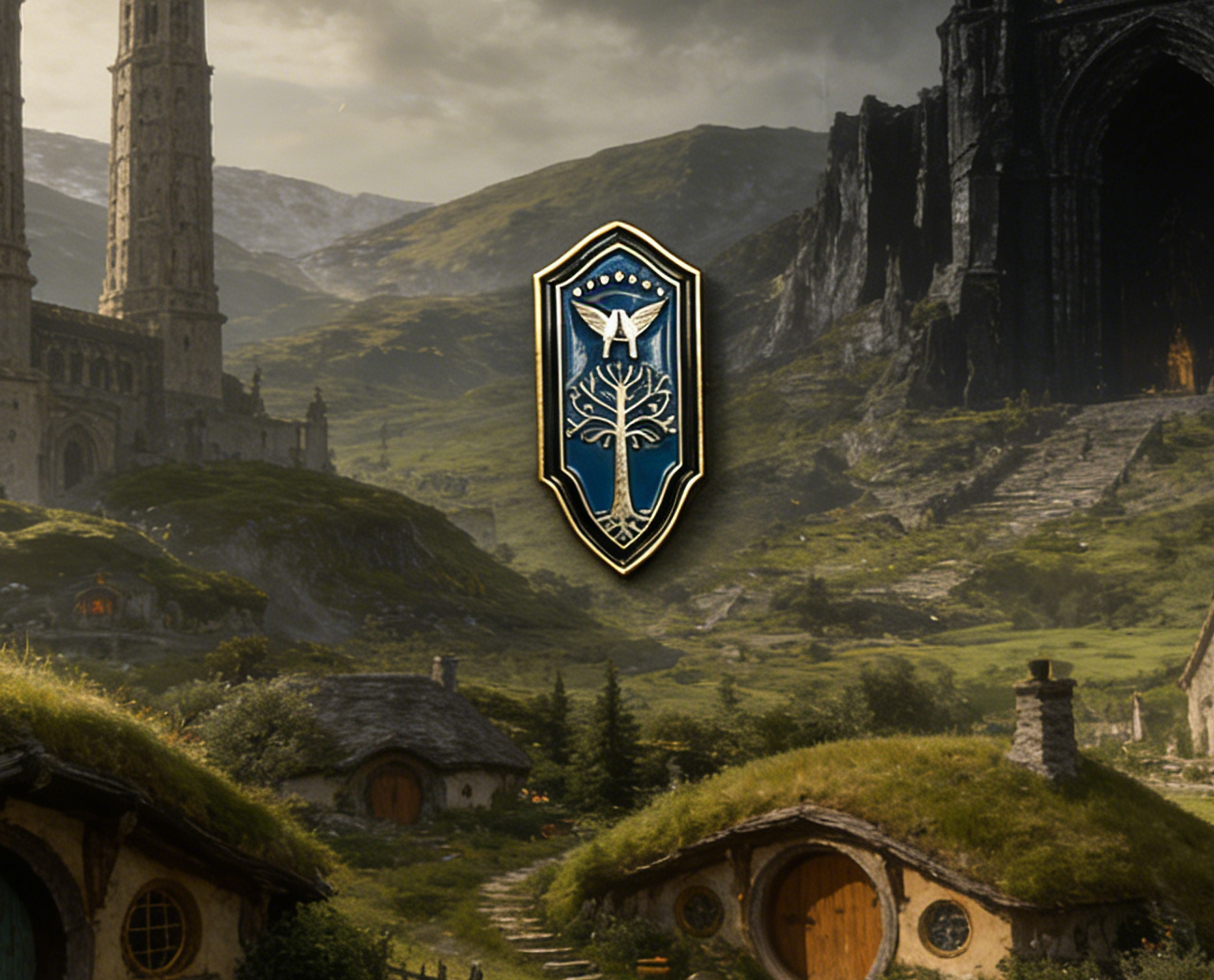 Lord of the Rings Shield of Gondor Pin