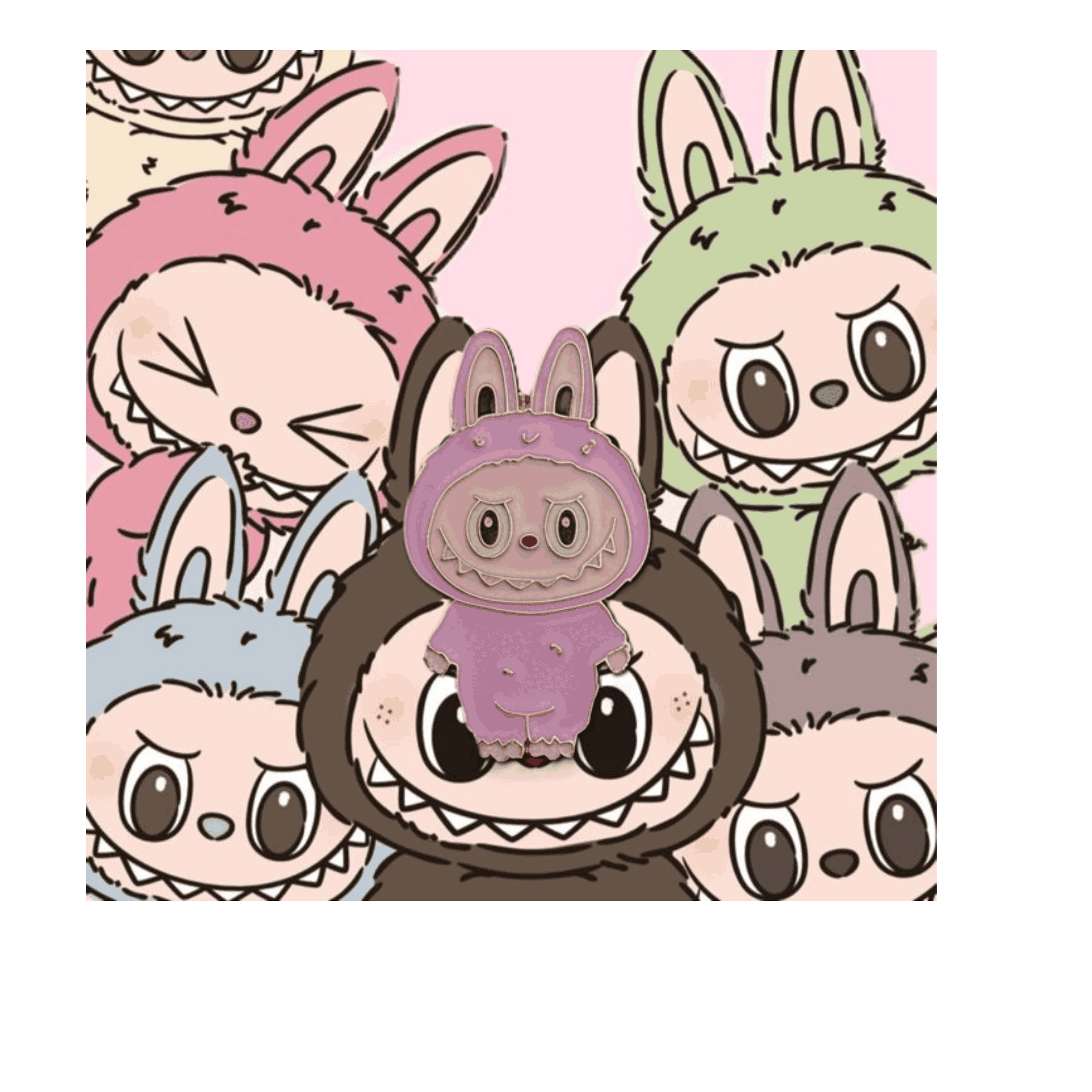 Labubu Colors Pins