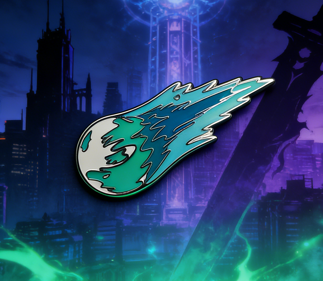 Final Fantasy FF7 Meteor Pin