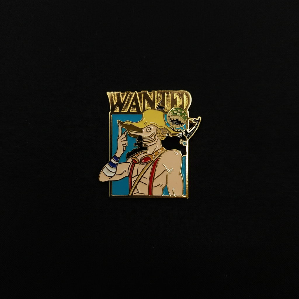 One Piece Wanted Pins