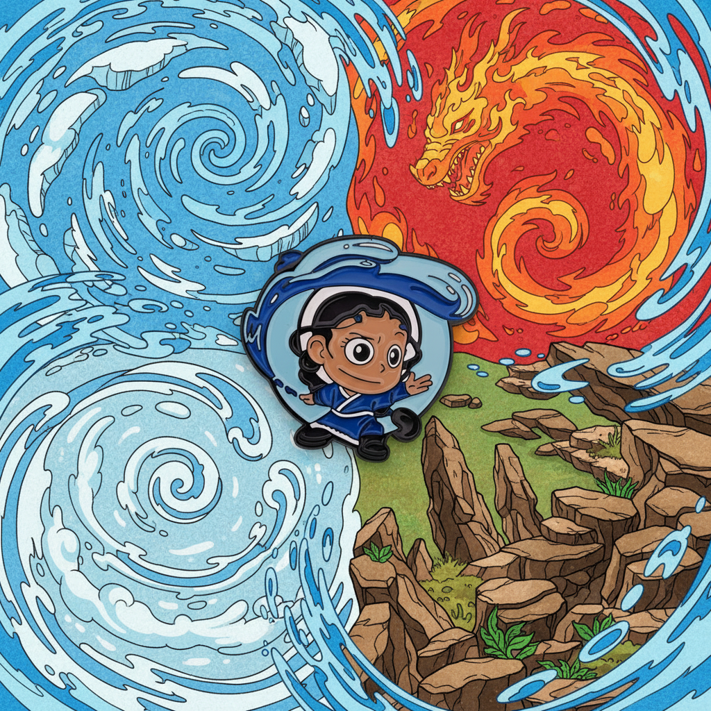 Avatar the Last Airbender Cute Katara Pin