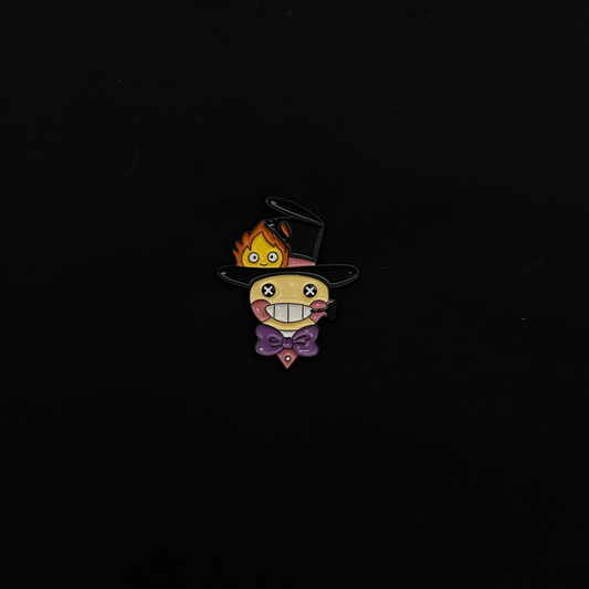 Howl's Moving Castle Calcifer and Turnip Head Pin