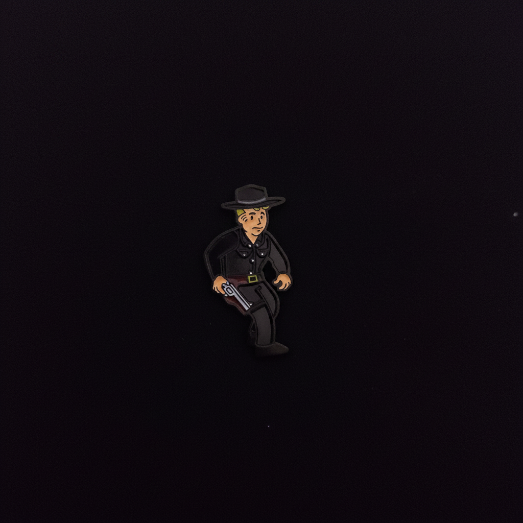 Fallout New Vegas Cowboy Pin