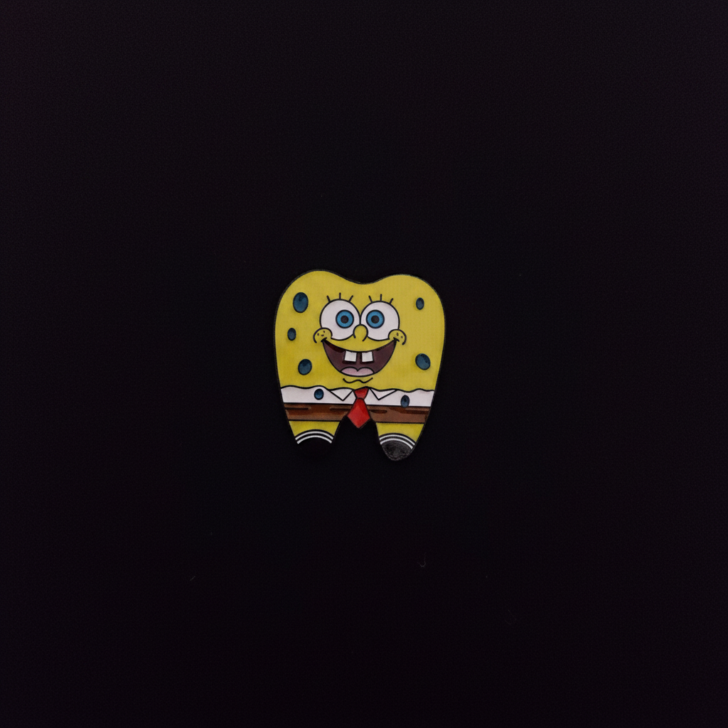SpongeBob Square Pants Tooth SpongeBob Pin