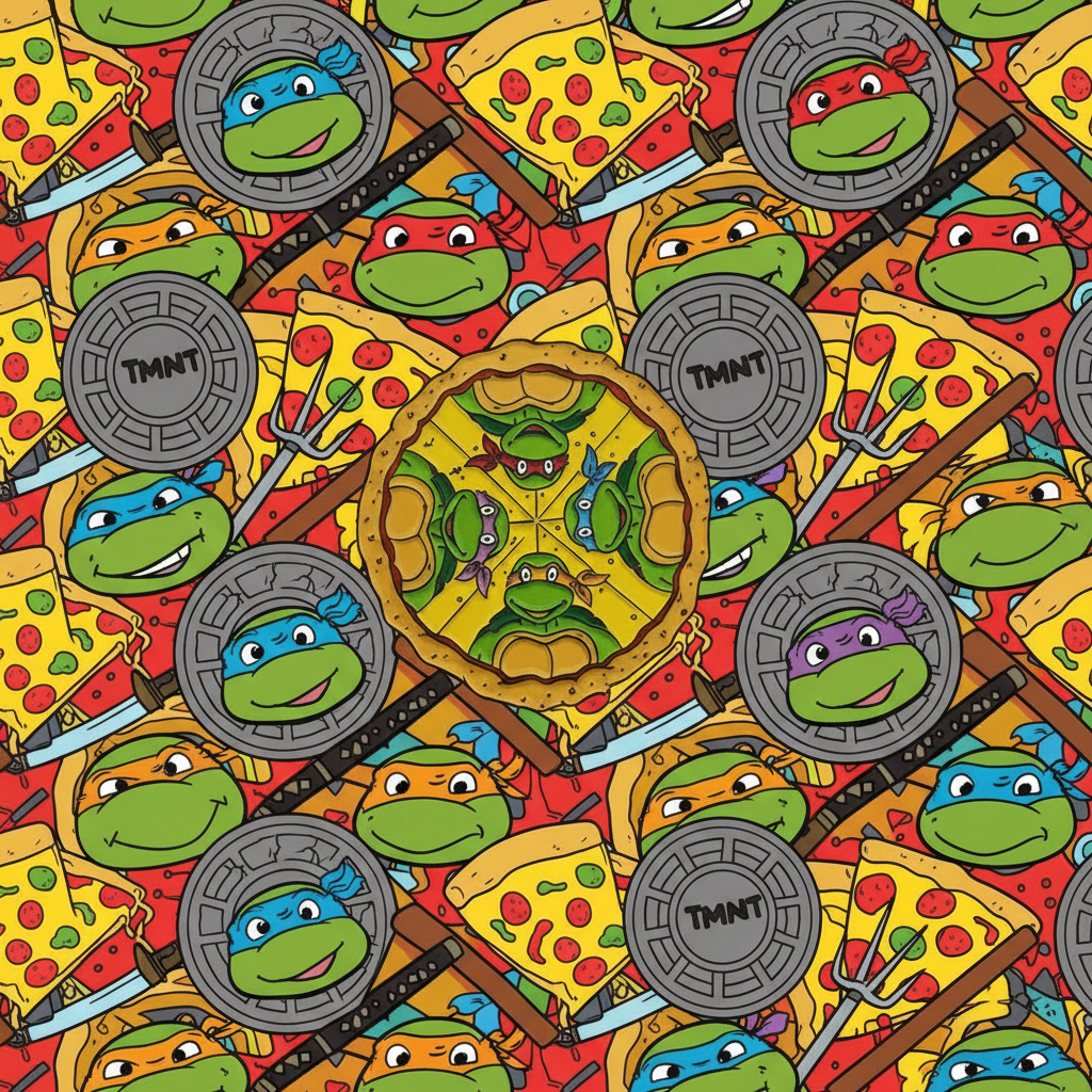 Teenage Mutant Ninja Turtles Pizza Pin