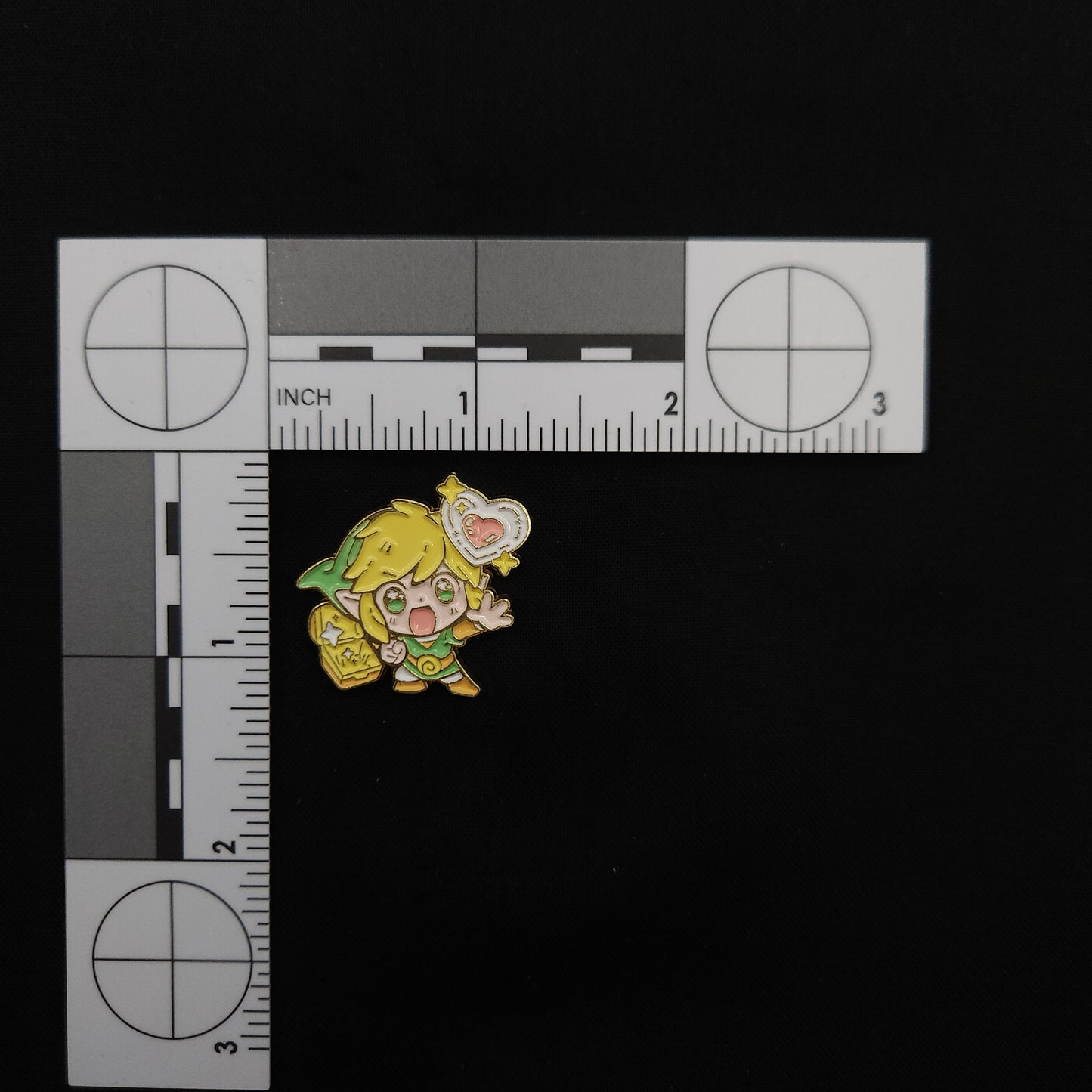 Legend of Zelda Chibi Link Found Heart Container