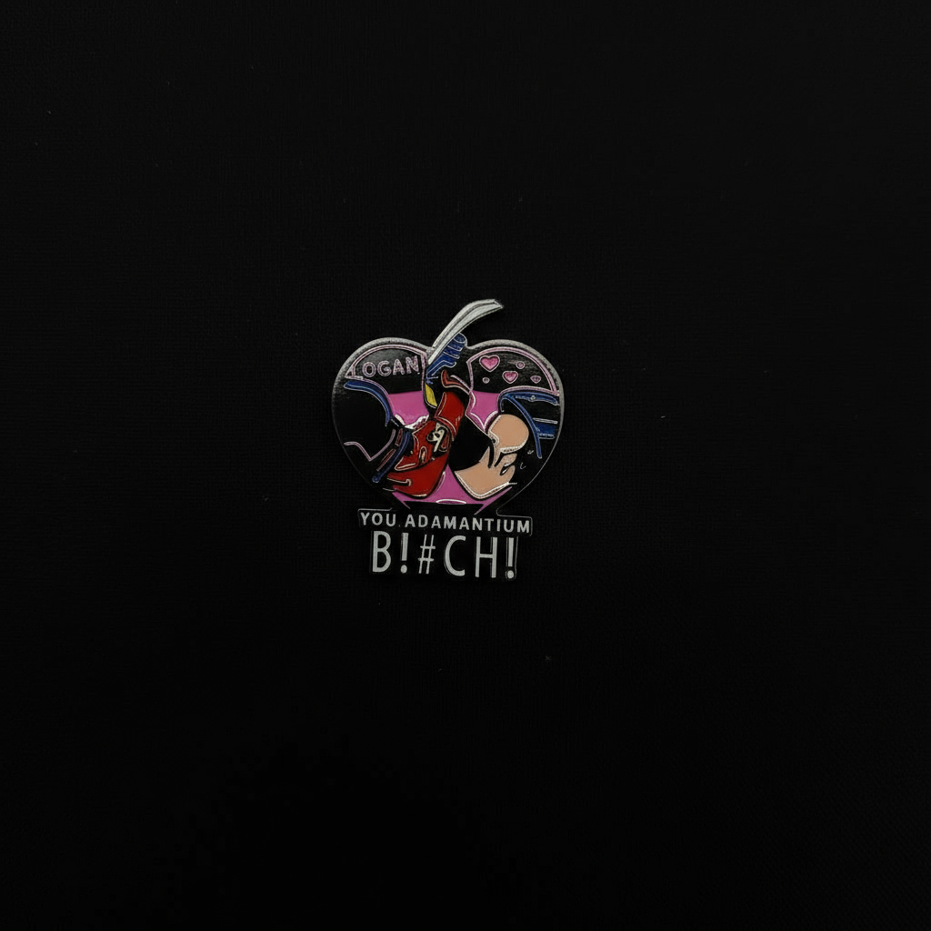 Marvel Wolverine & Deadpool Adamantium B*tch Pin