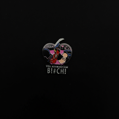 Marvel Wolverine & Deadpool Adamantium B*tch Pin