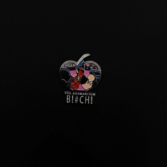 Marvel Wolverine & Deadpool Adamantium B*tch Pin