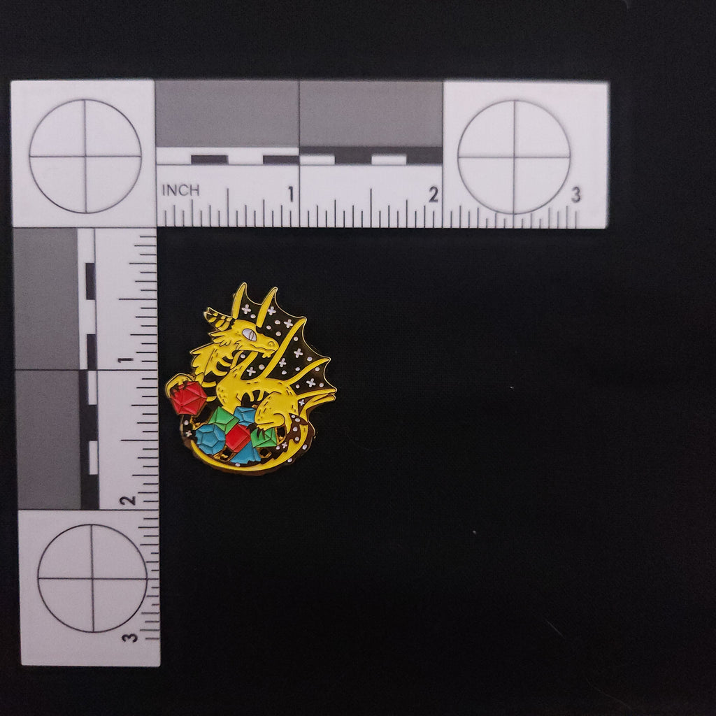 D&D Golden Dragon Pin