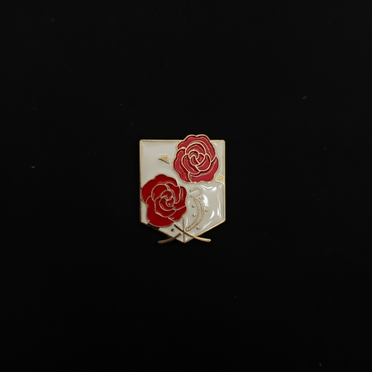 Attack on Titan White Military Branches Badges