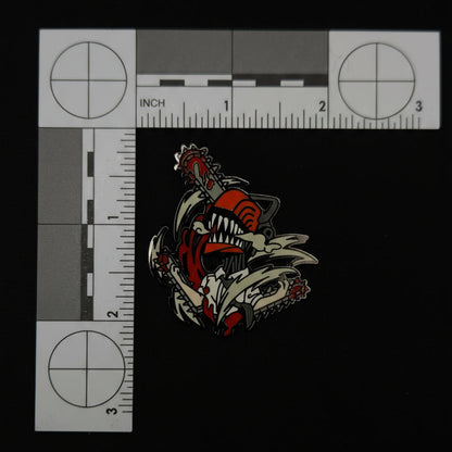 Chainsaw Man Chainsaw Print Pin