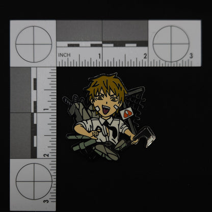 Chainsaw Man Denji Print Pin