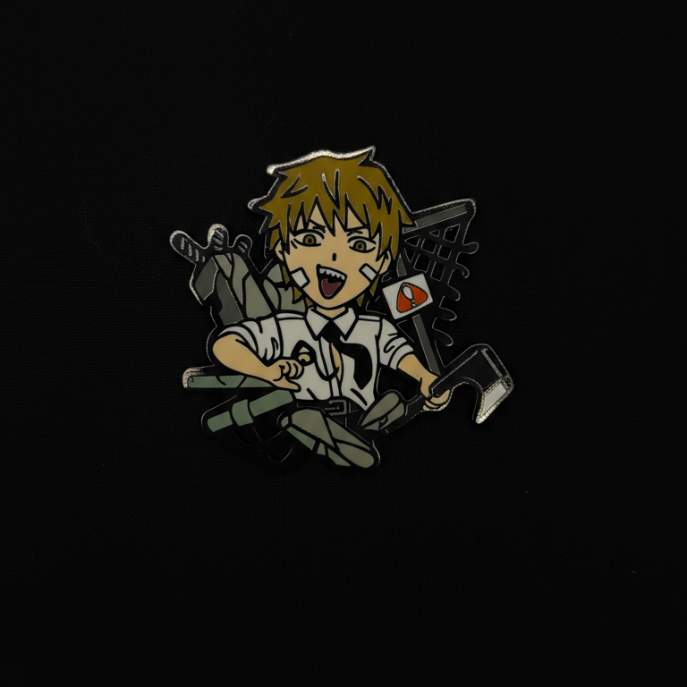 Chainsaw Man Denji Print Pin