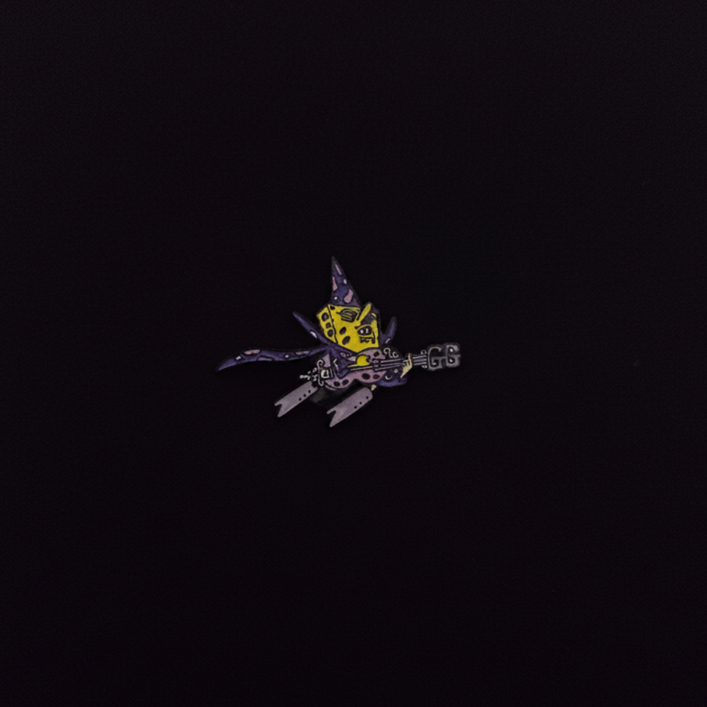 SpongeBob Square Pants Guitar Wizard SpongeBob Pin