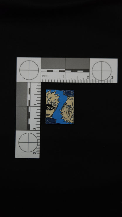 Jujutsu Kaizen Gojo w/ w/o Mask Pin
