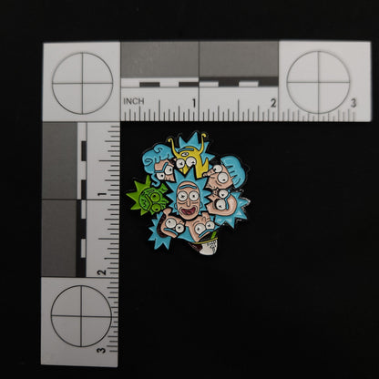 Rick and Morty Multi-Universal Ricks Pin