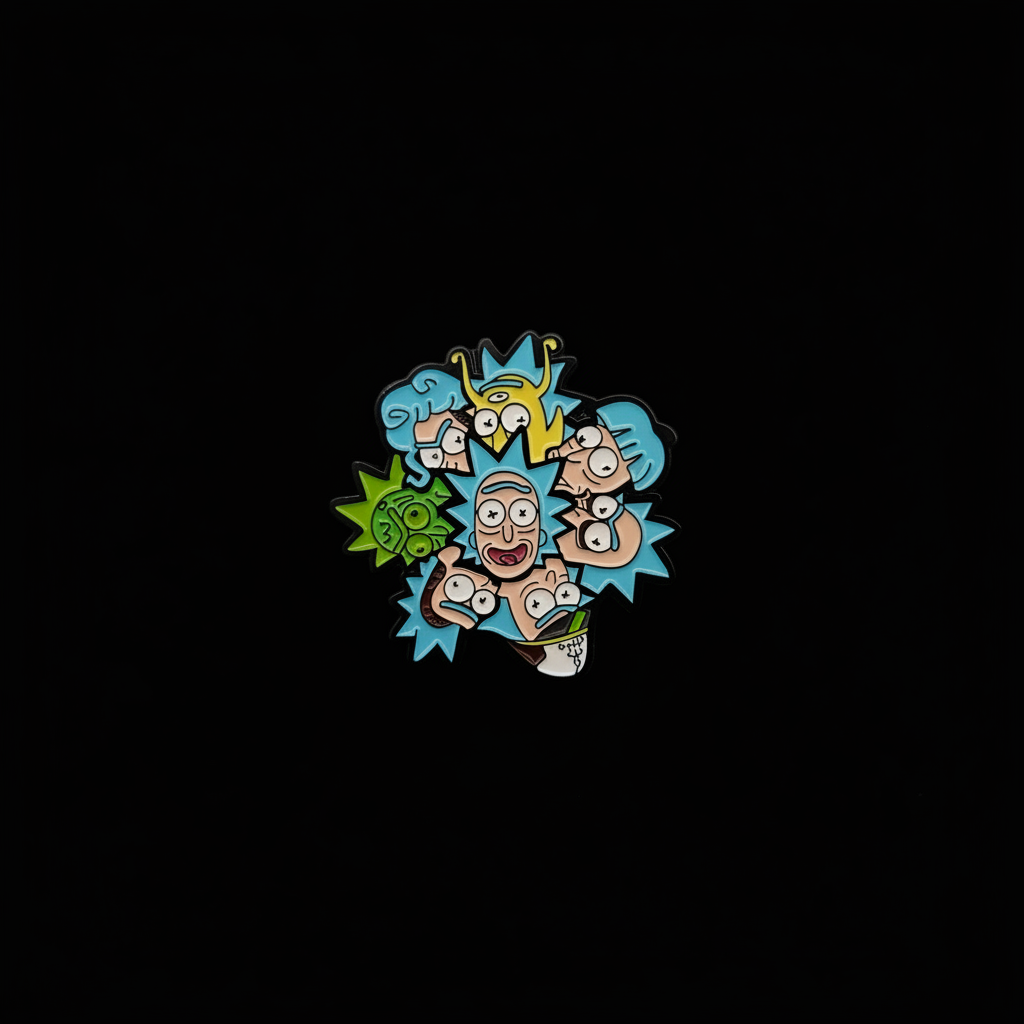 Rick and Morty Multi-Universal Ricks Pin