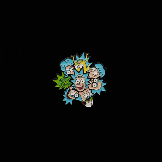 Rick and Morty Multi-Universal Ricks Pin