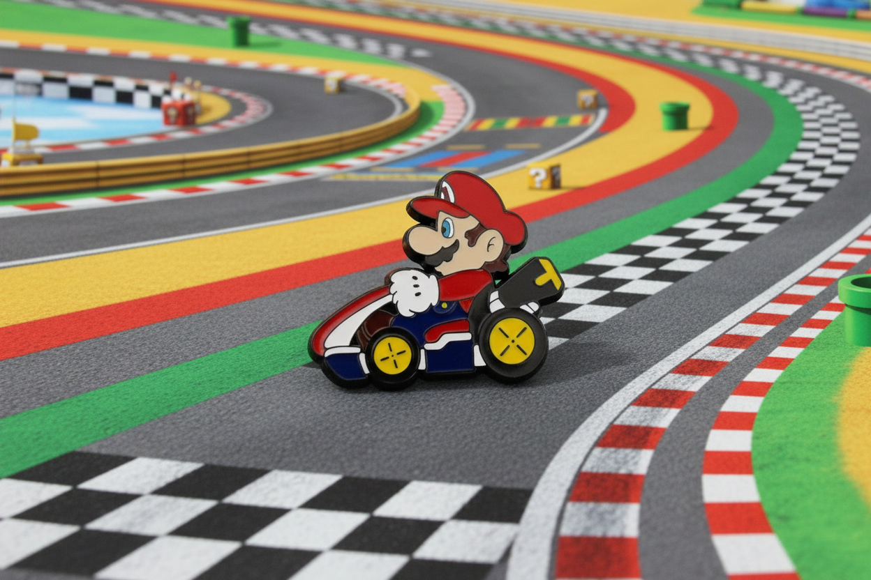 Super Mario Bros. Mario Cart Mario Pin