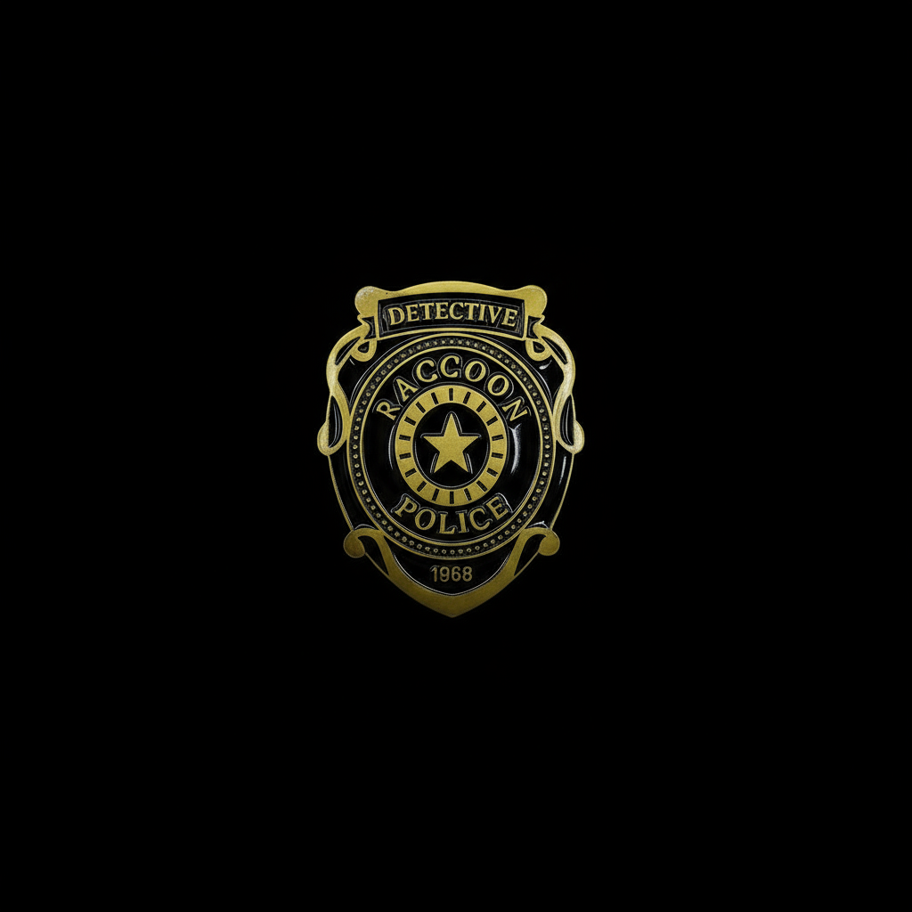 Resident Evil Raccoon City Detective Badge