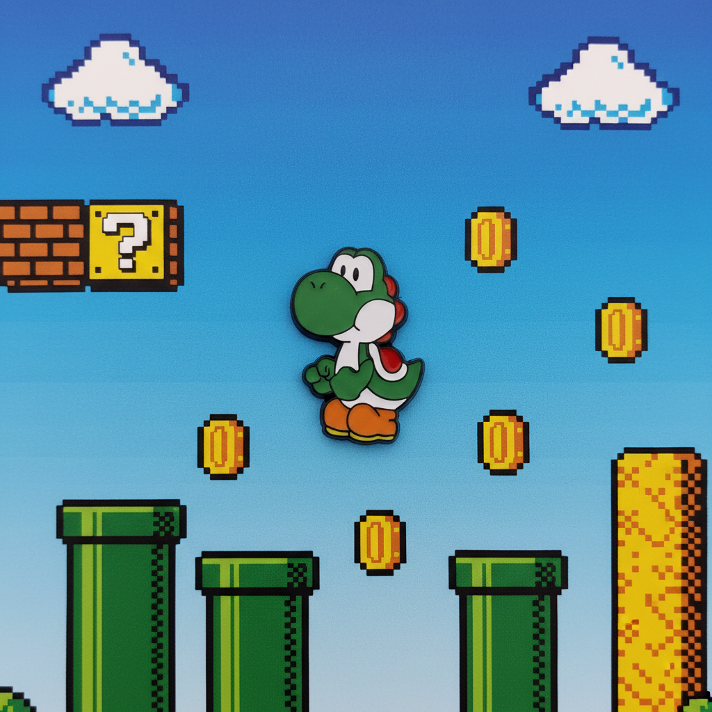 Super Mario Bros. Yoshi Pin