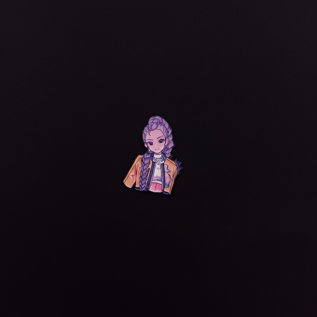 K-Pop Demon Hunters Bust Pins