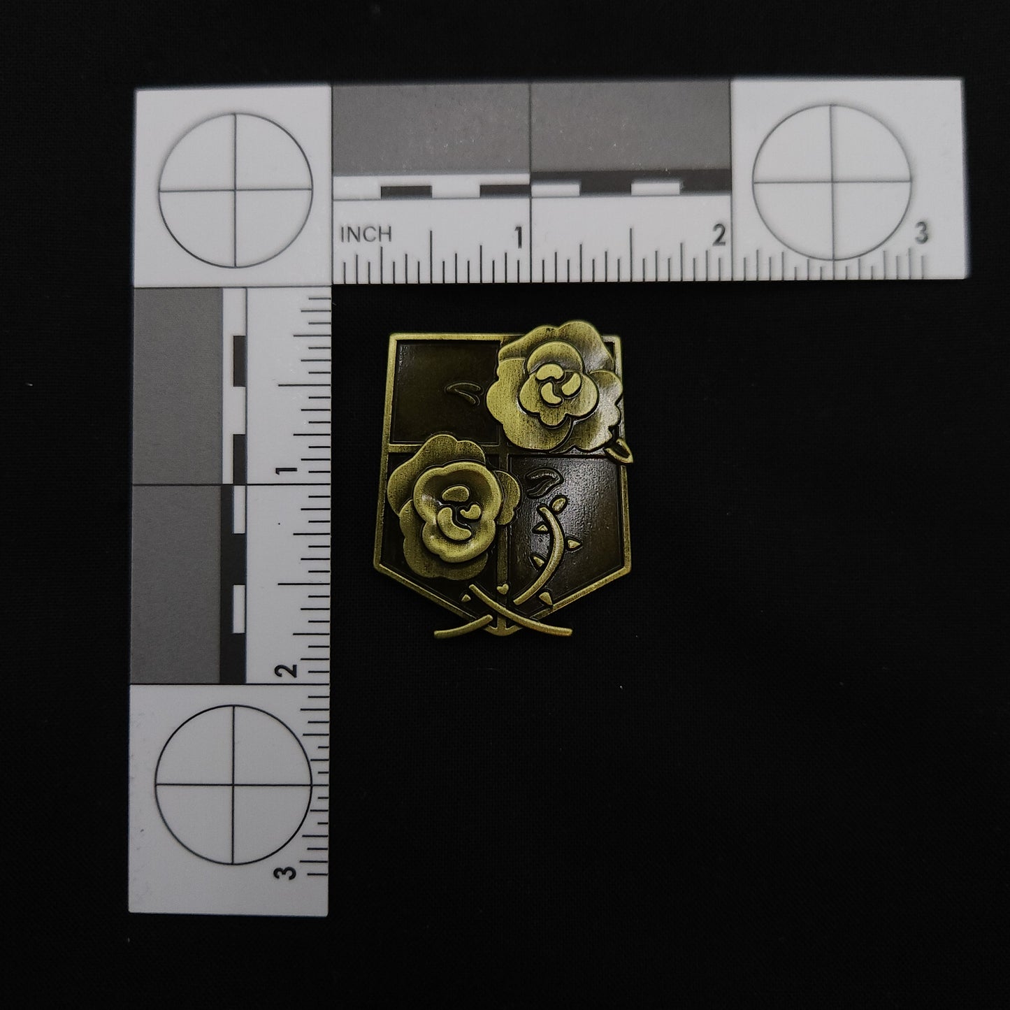Attack on Titan Brass Military Branches Badges