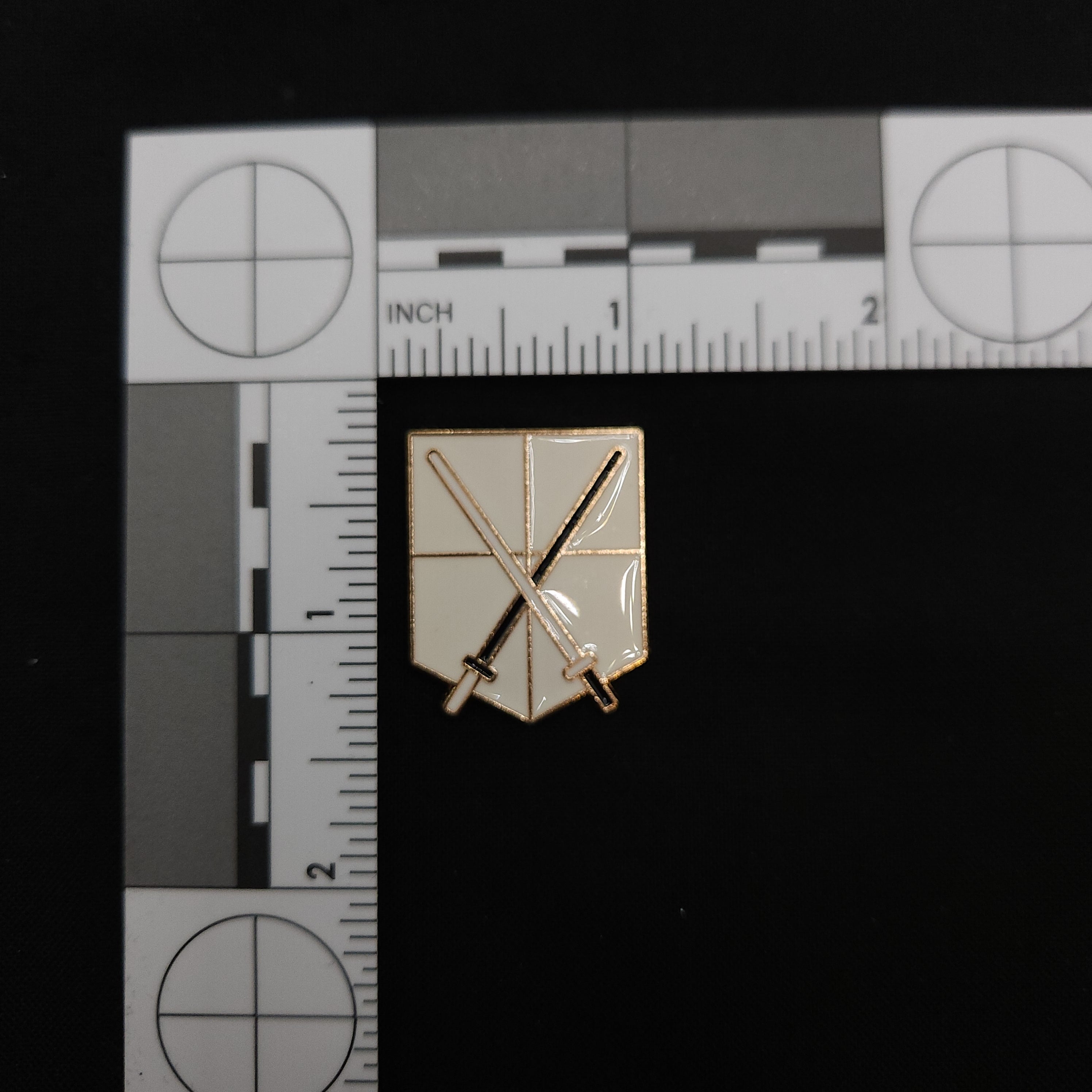 Attack on Titan White Military Branches Badges