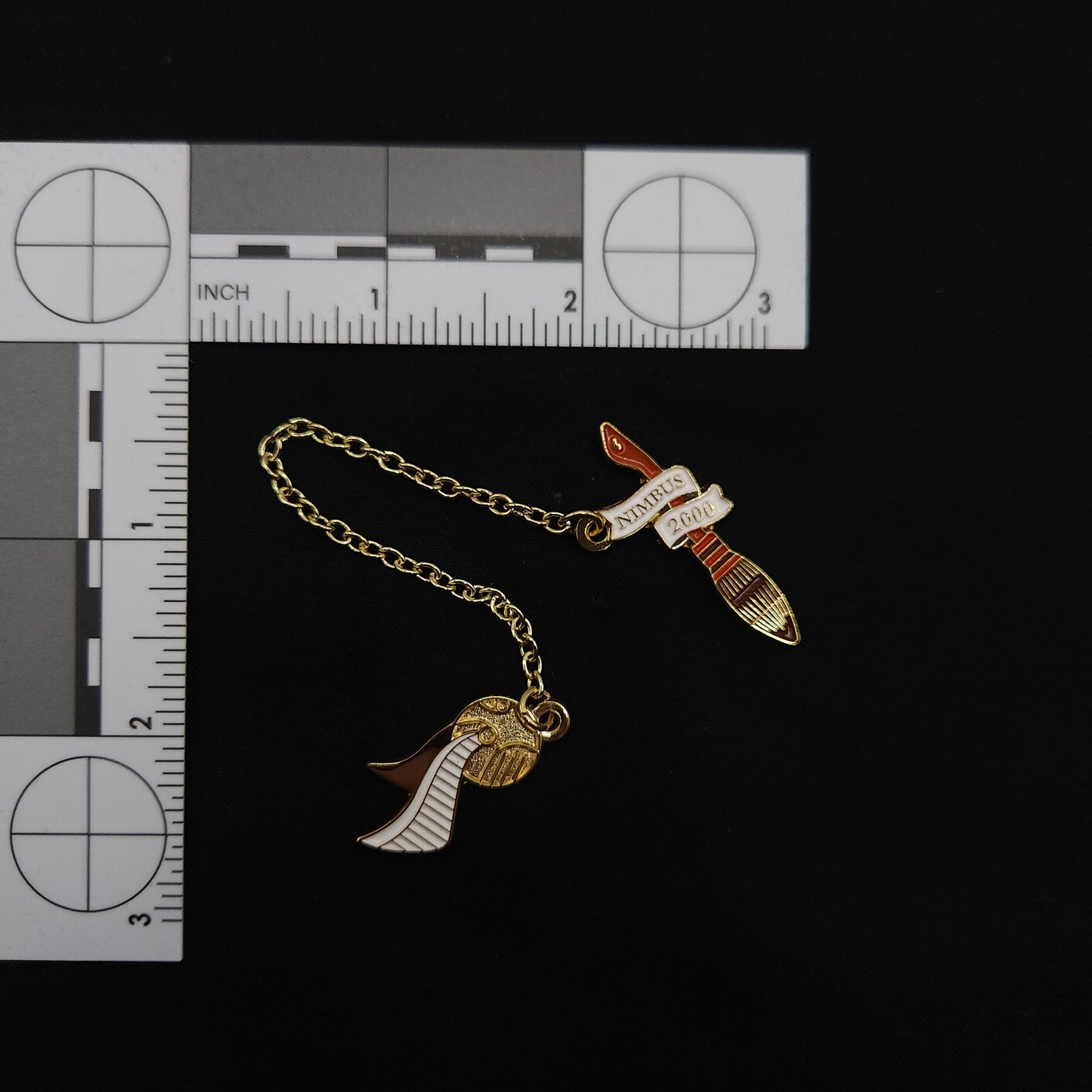 Harry Potter Nimbus 2000 and the Snitch Pin