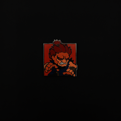 Street Fighter Akuma Character Pin