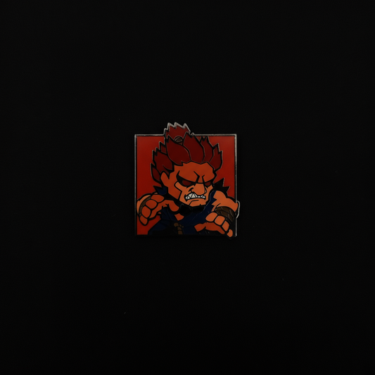 Street Fighter Akuma Character Pin