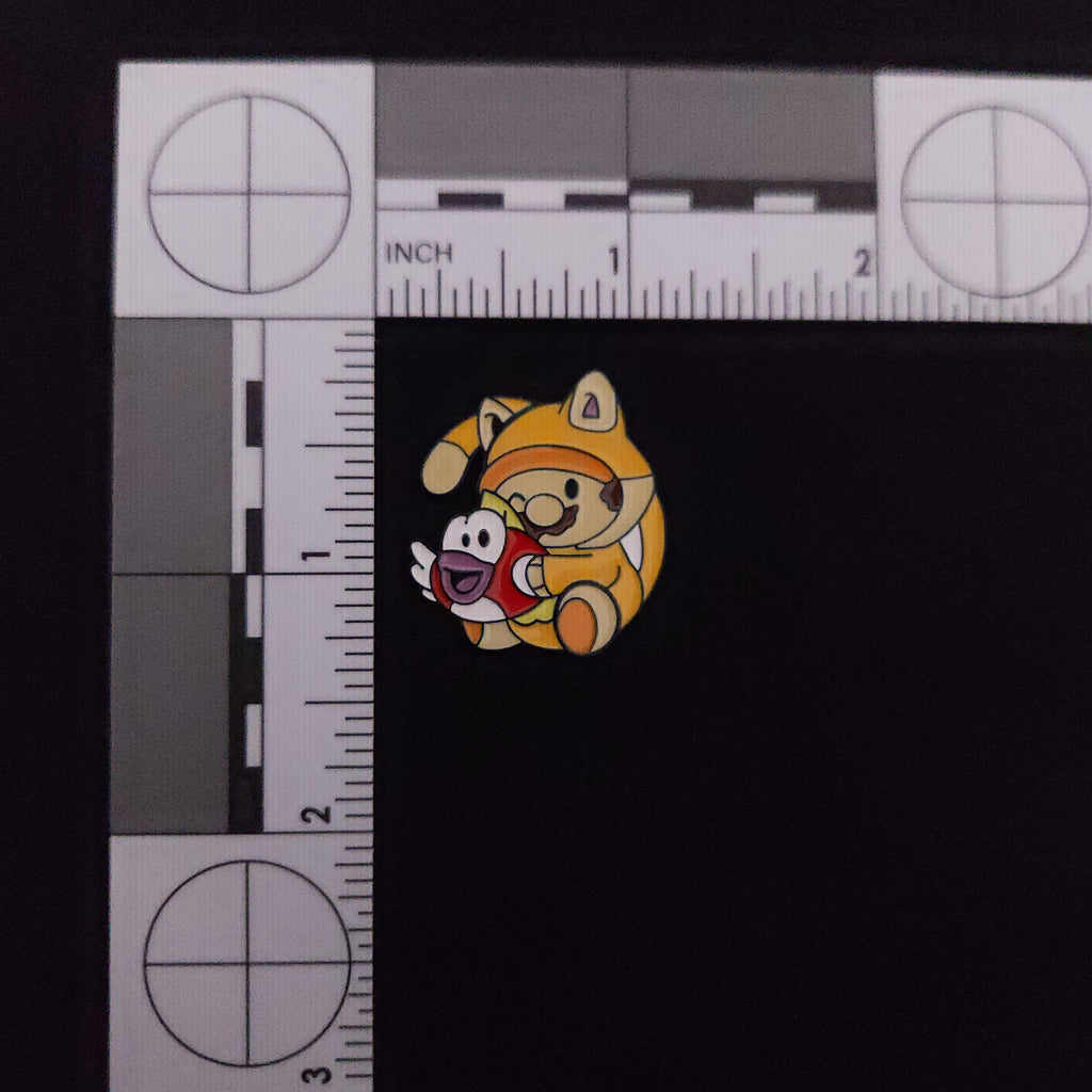 Super Mario Bros. Tanuki Suit Mario Pin
