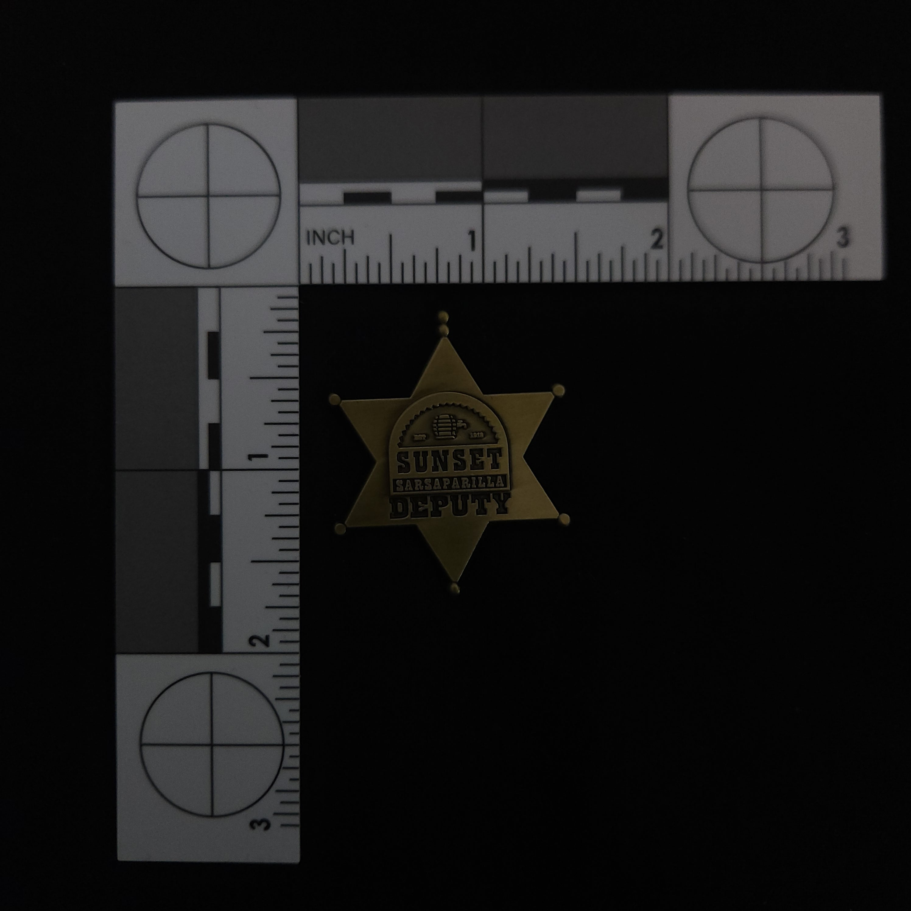 Fallout Sunset Sarsaparilla Deputy Badge