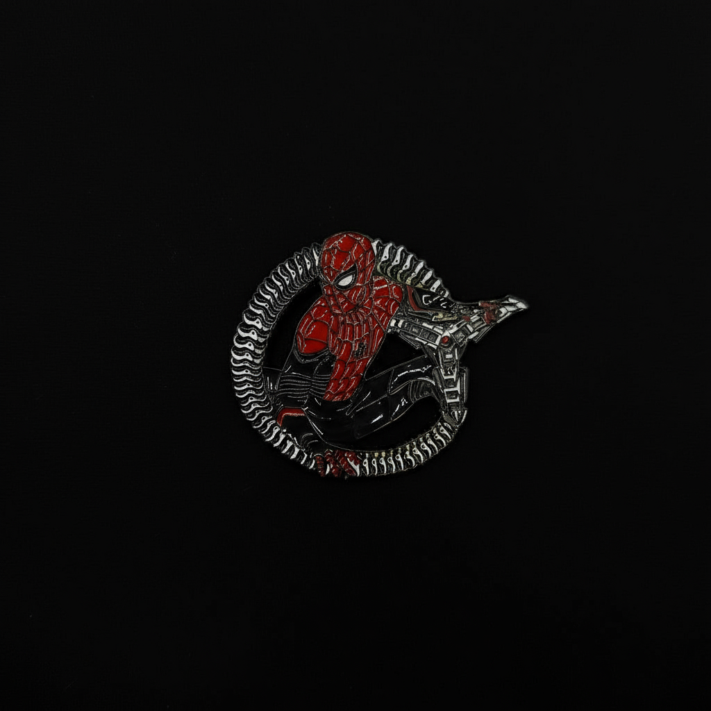 Marvel Spiderman and Doc Oct Tentacle Pin