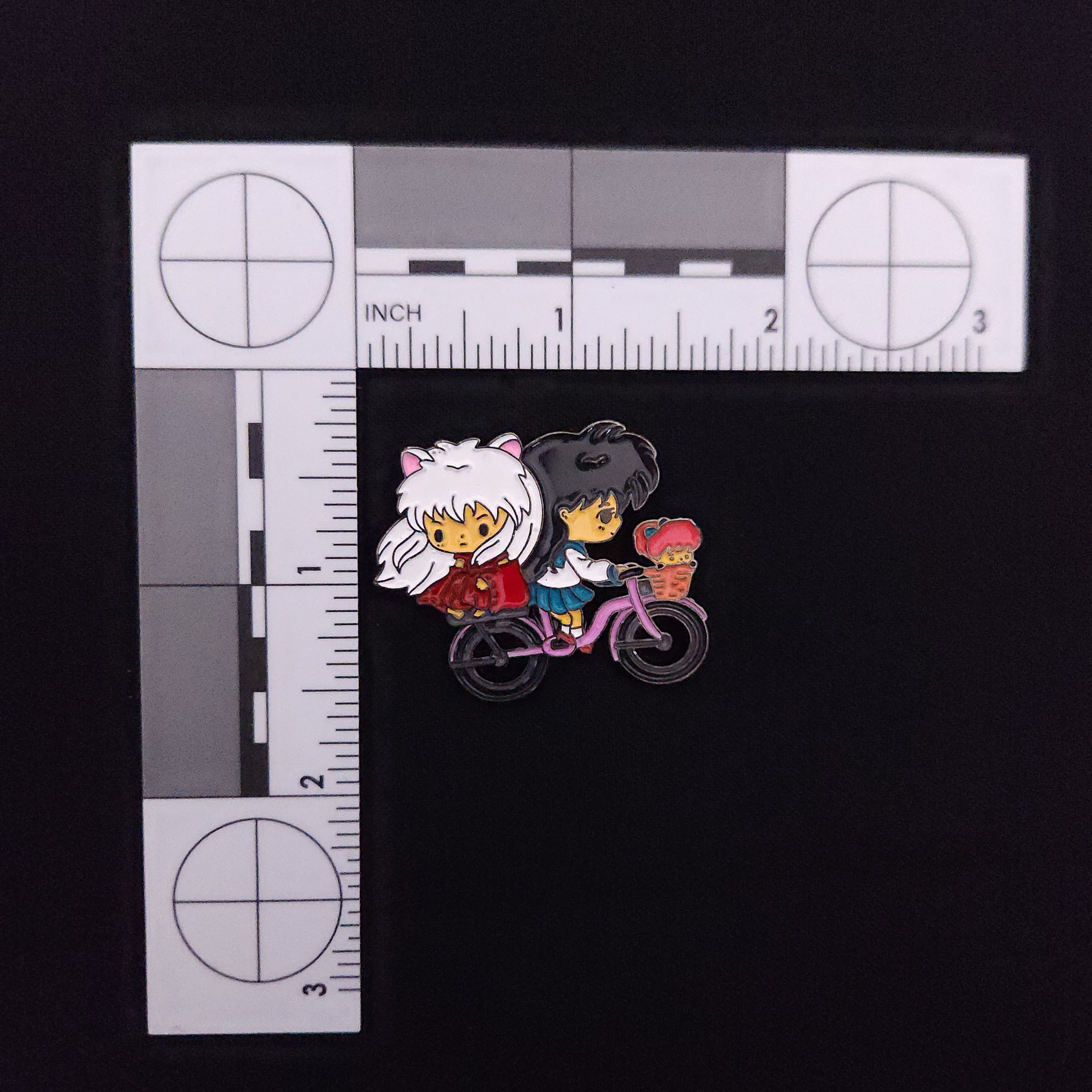 Inuyasha Chibi Inuyasha and Kagome Pins