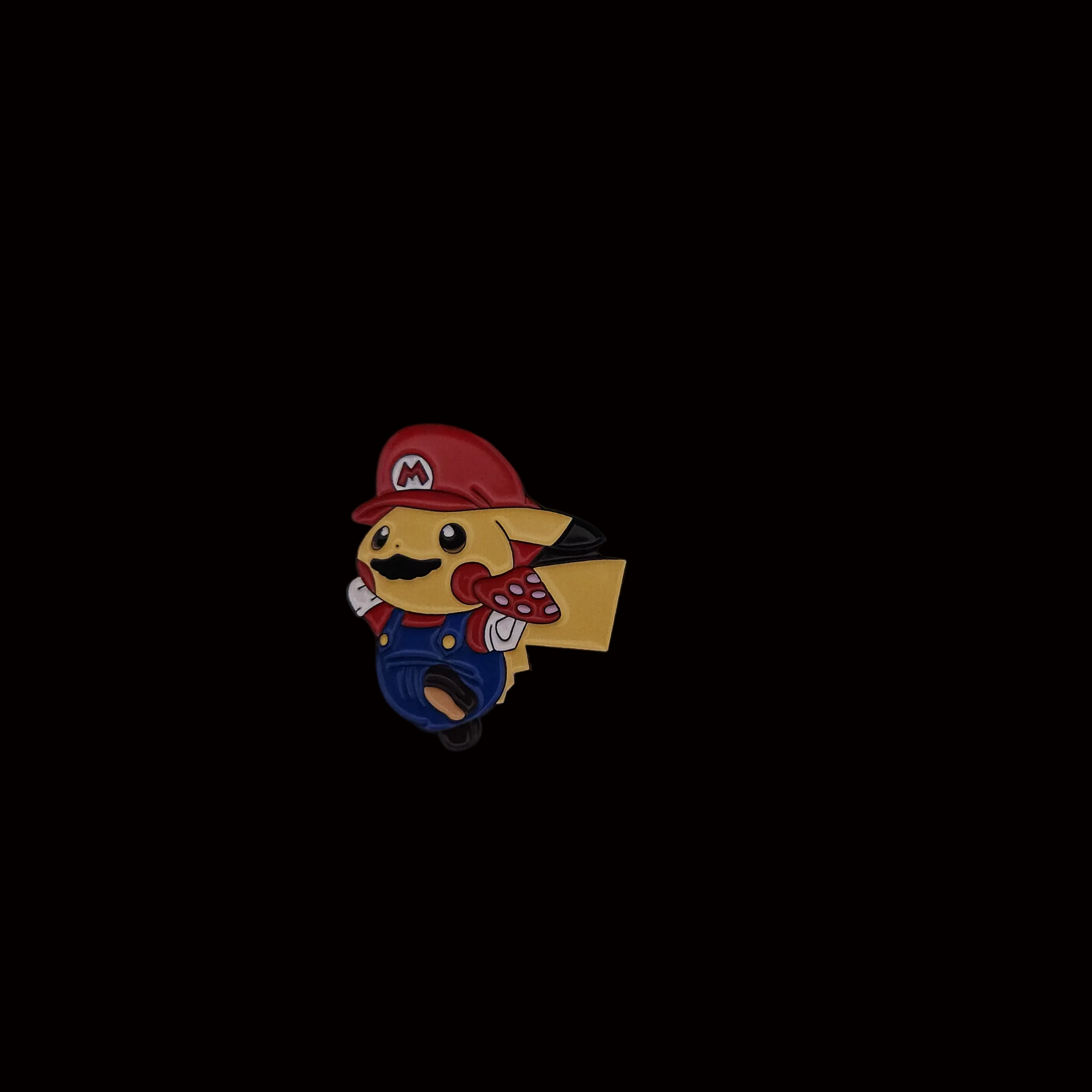 Pokemon Super Mario Pikachu Pin