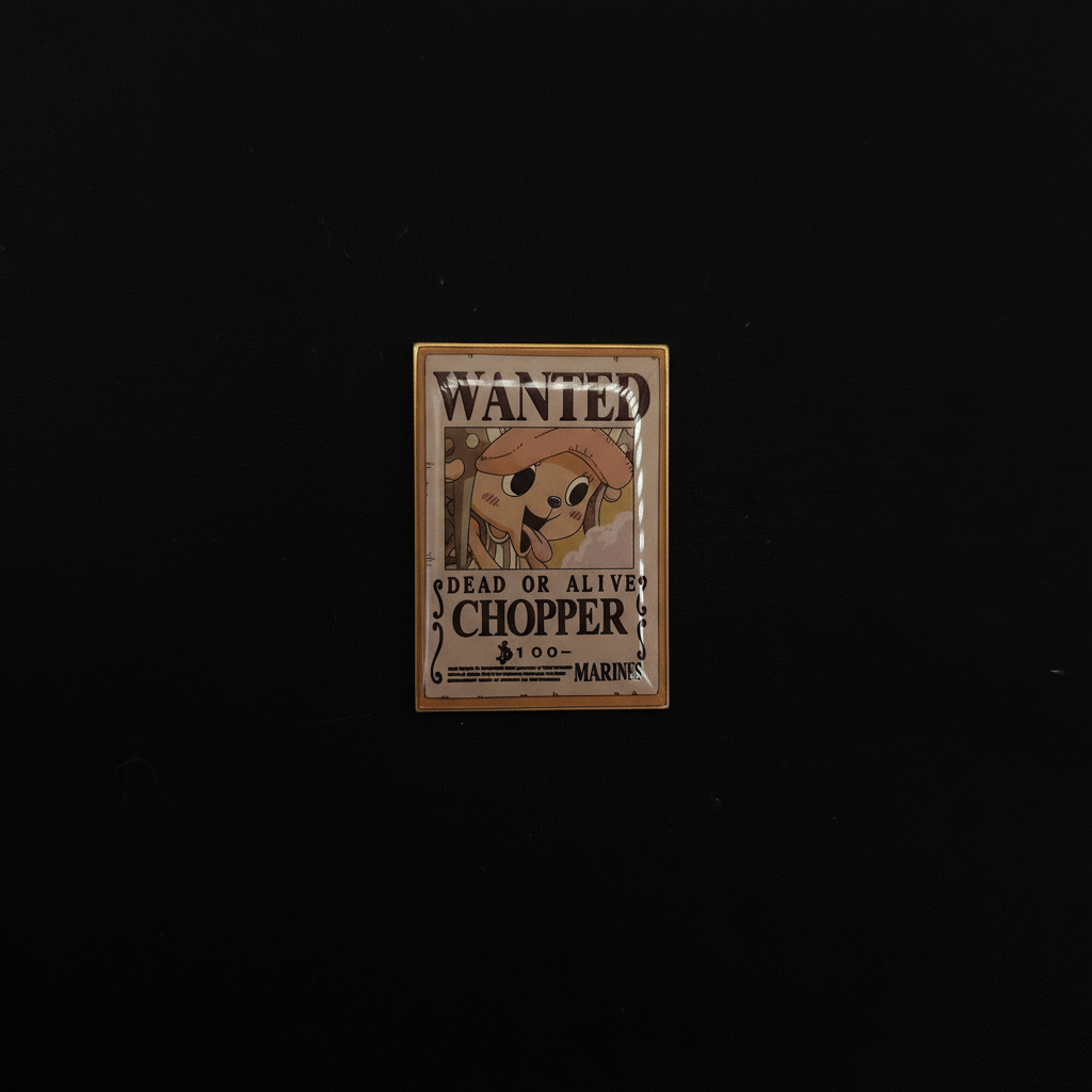 One Piece Chopper Wanted Poster Pin