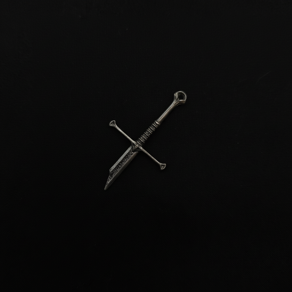 Lord of the Rings Broken Narsil Sword Pin