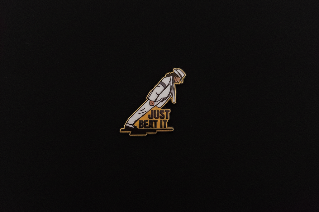 Bands Michael Jackson Just Beat It Pin