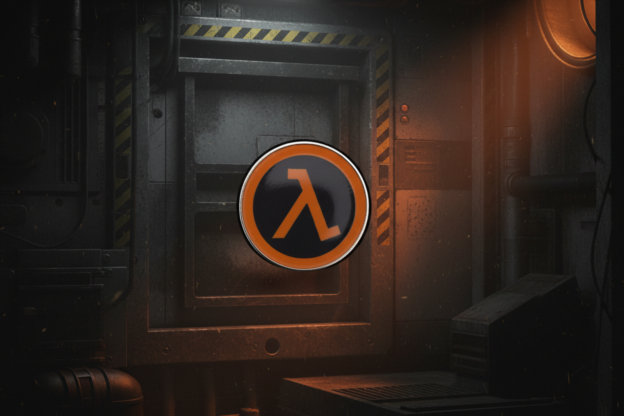 Half-Life Logo Pins