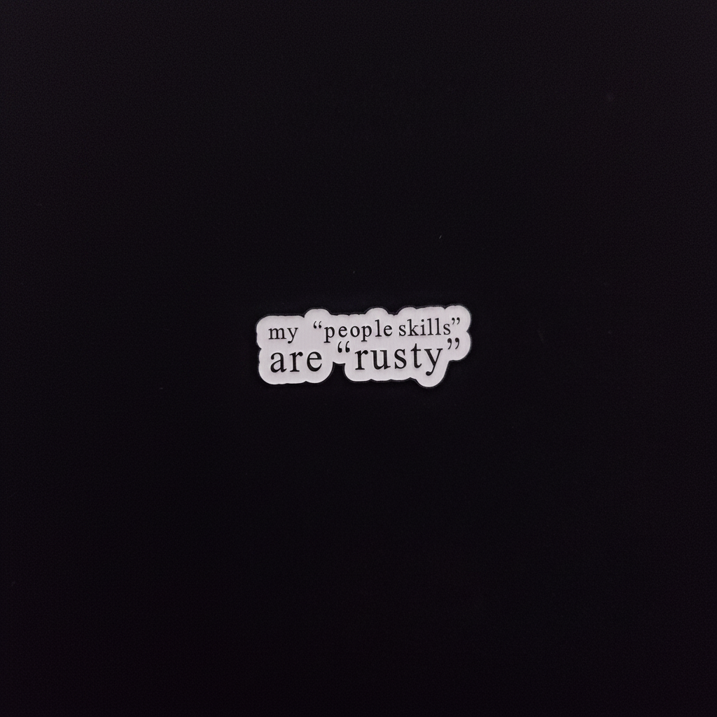 Supernatural People Skills Pin