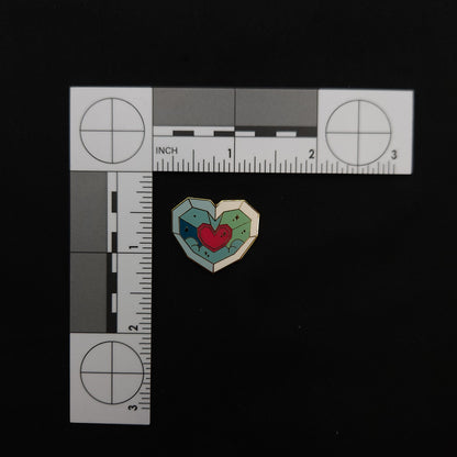 Legend of Zelda Heart Container Pin