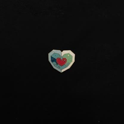 Legend of Zelda Heart Container Pin