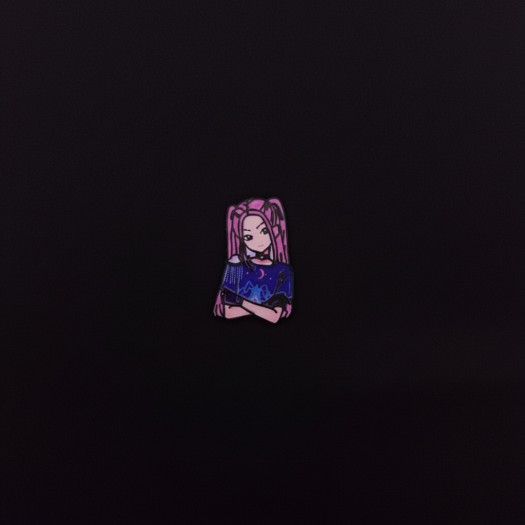 K-Pop Demon Hunters Bust Pins