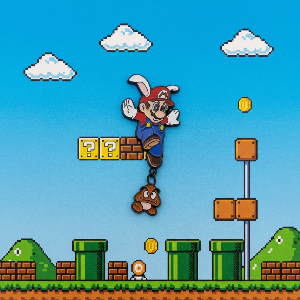 Super Mario Bros. Mario Rabbit Suit Pin