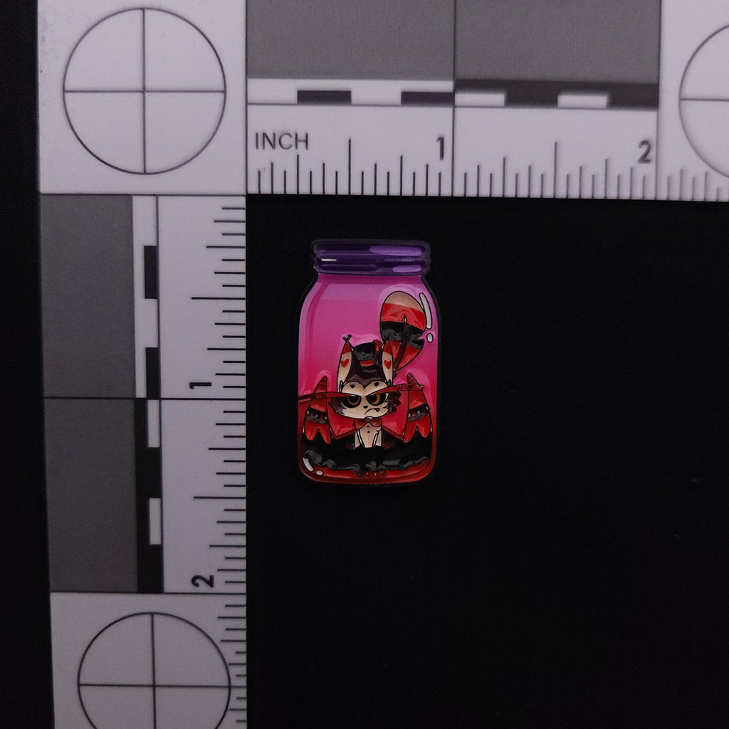 Hazbin Hotel in a Jar Pins