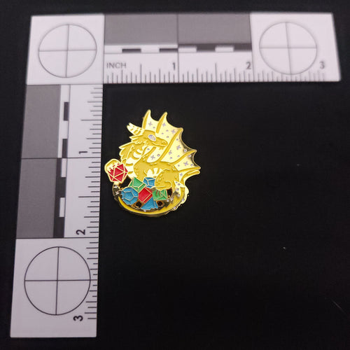 D&D Golden Dragon Pin