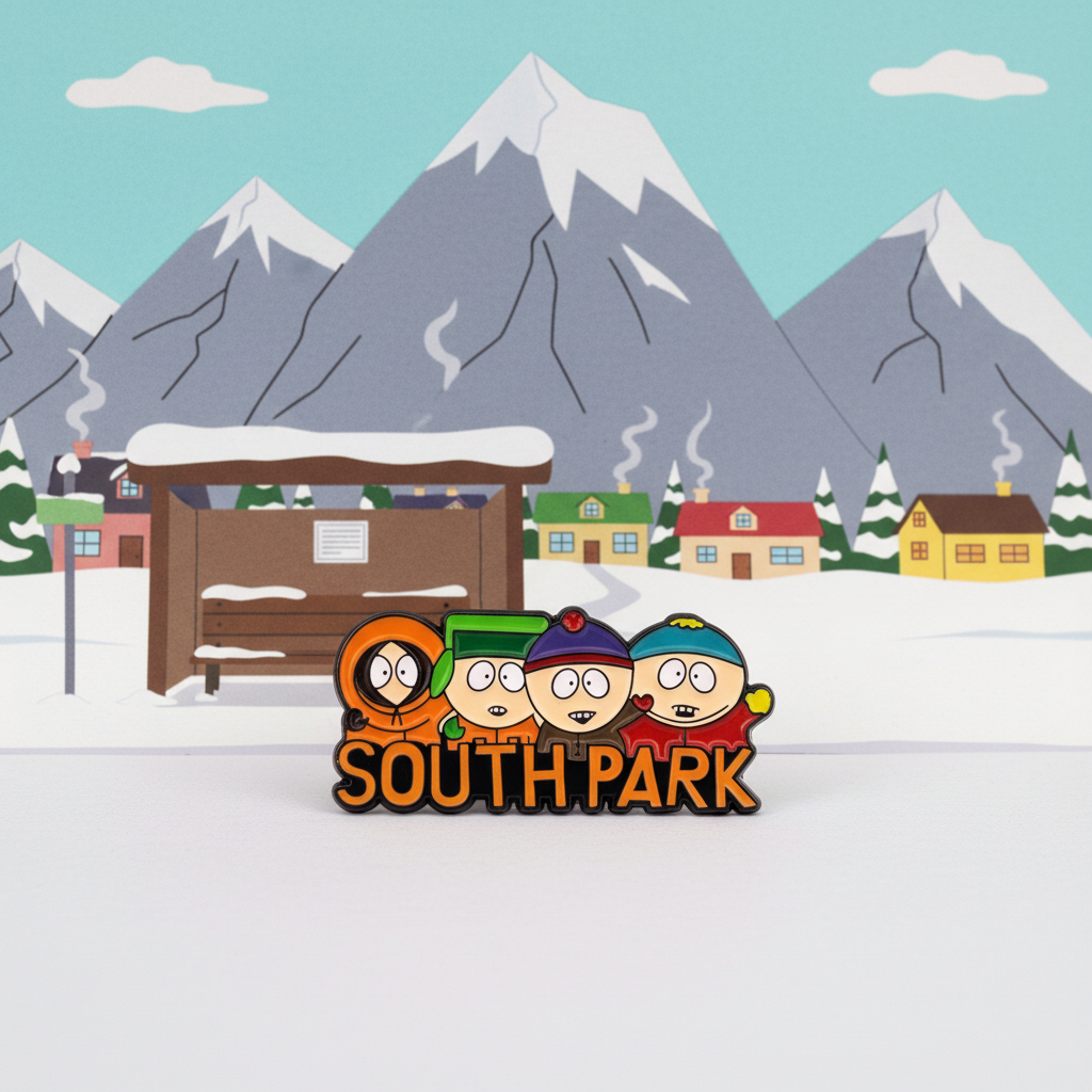 South Park Kyle Cartman Stan and Kenny Pin