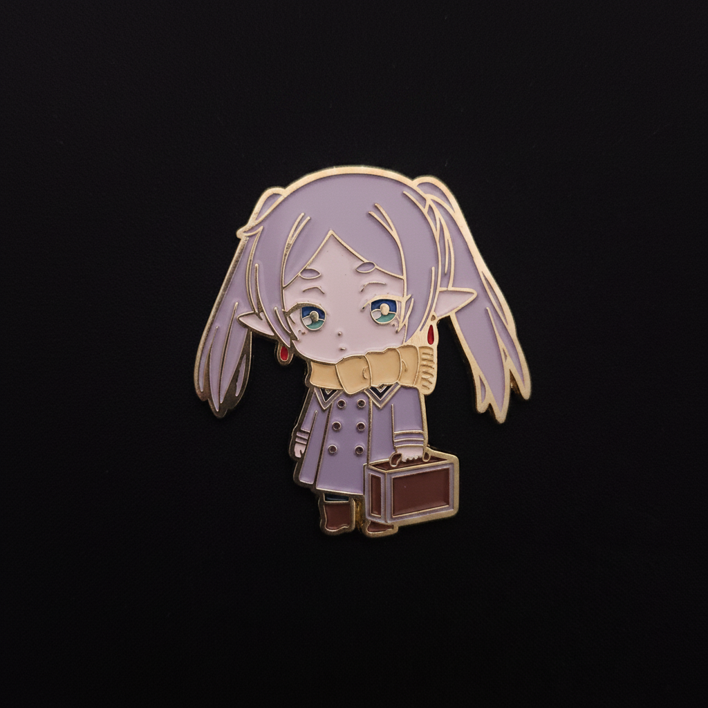 Frieren Frieren and suitcase Pin